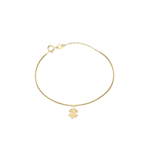 Stroili Bracciale Oro Giallo 9K Quadrifoglio Mon Petit