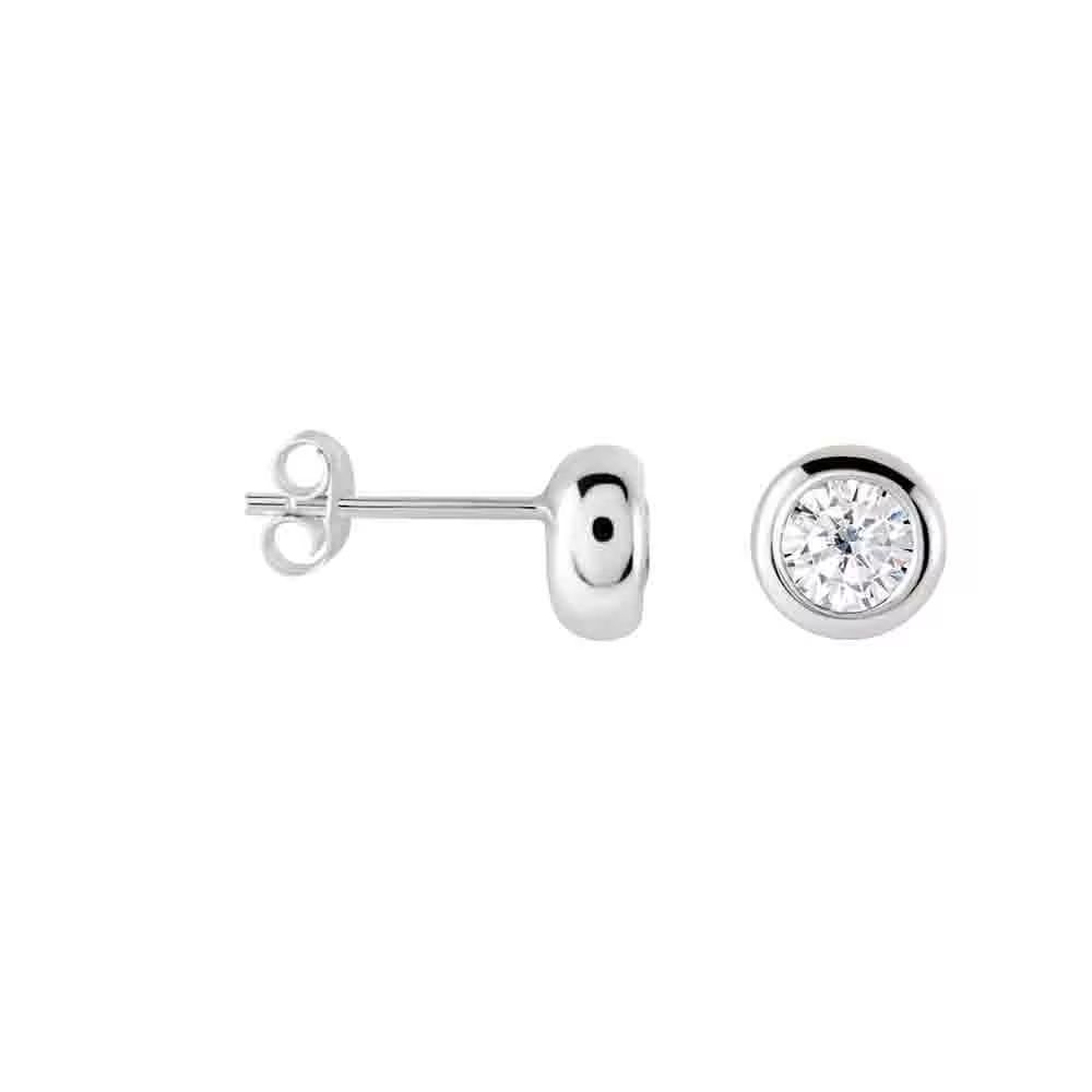 Stroili Orecchini Punto Luce Cipollina Argento 5 mm
