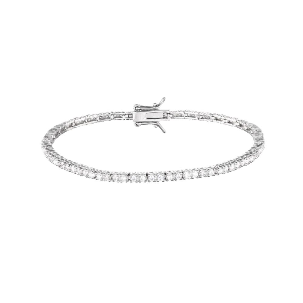 Stroili Tennis Argento Zirconi Bianchi Silver Elegance