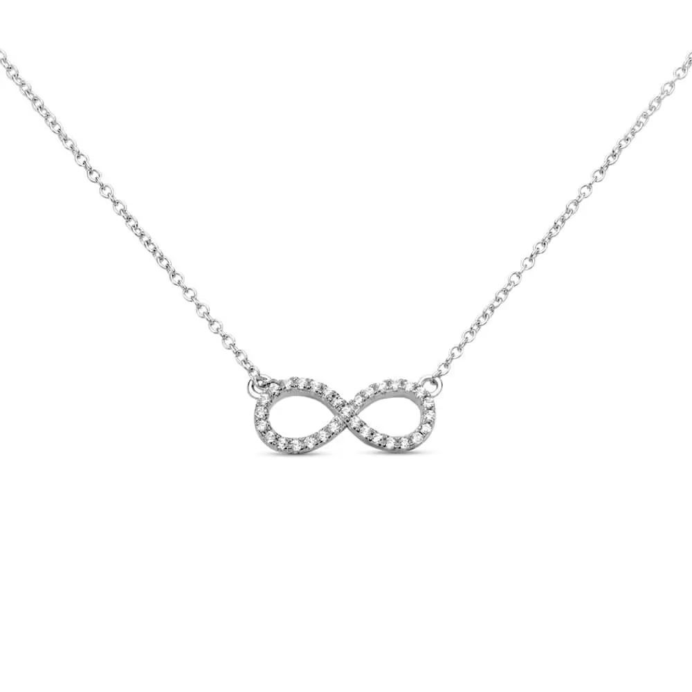 Stroili Girocollo Donna Argento Rodiato con Infinito