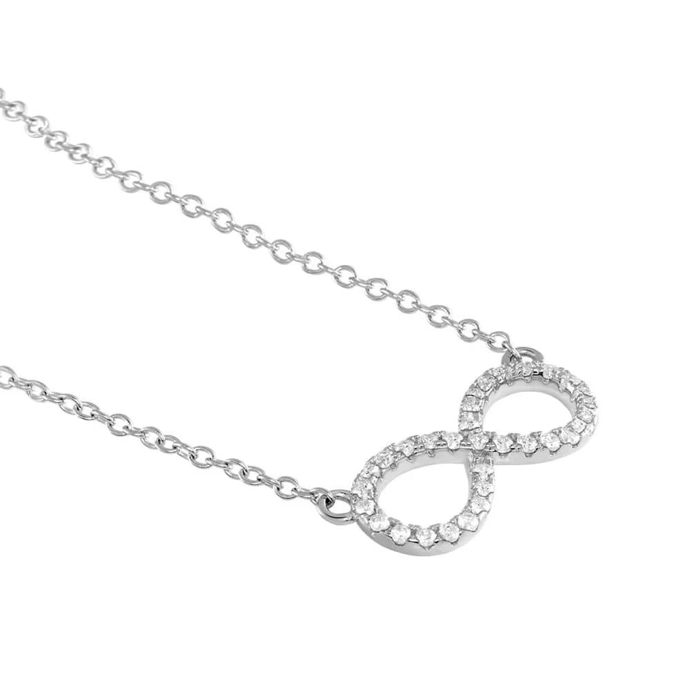 Stroili Girocollo Donna Argento Rodiato con Infinito