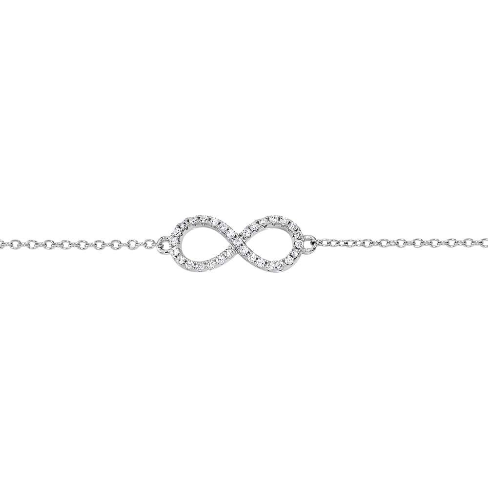 Stroili Bracciale Donna Argento Rodiato con Infinito