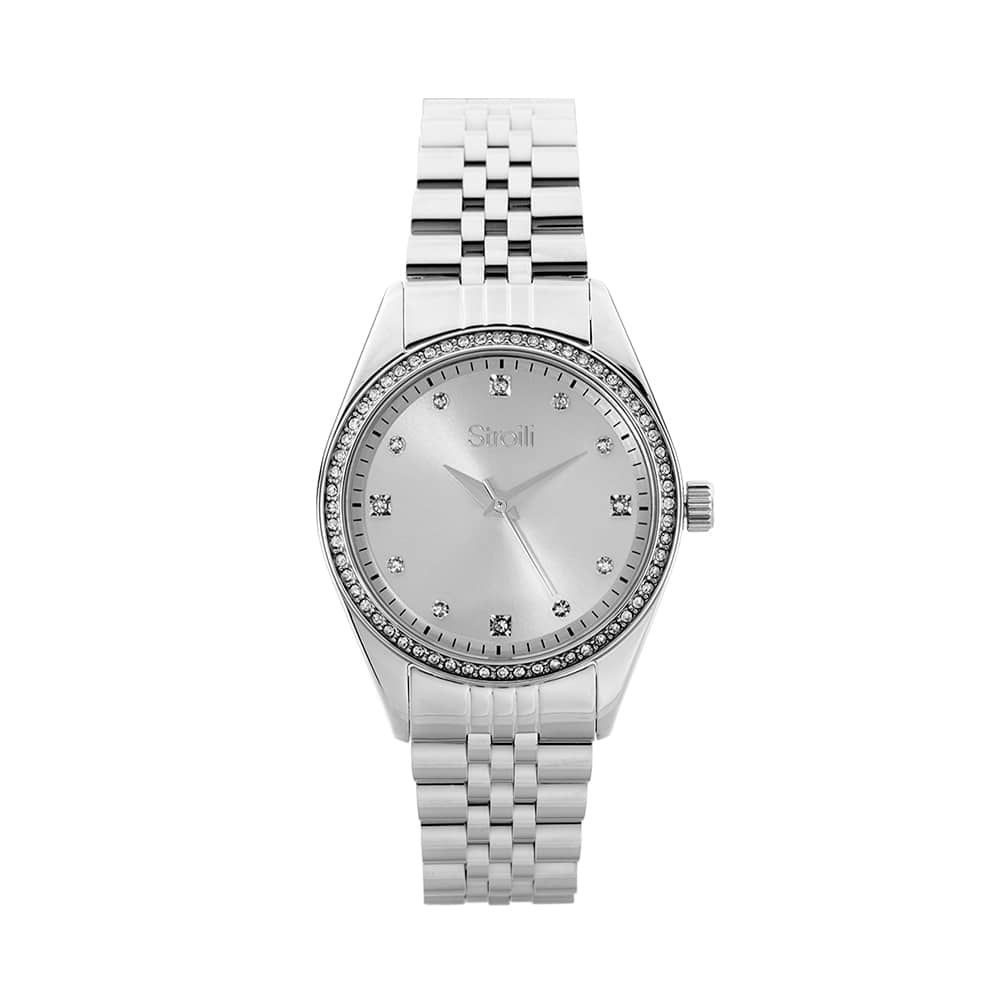 Stroili Orologio Acciaio Solo Tempo Donna Quadrante Silver