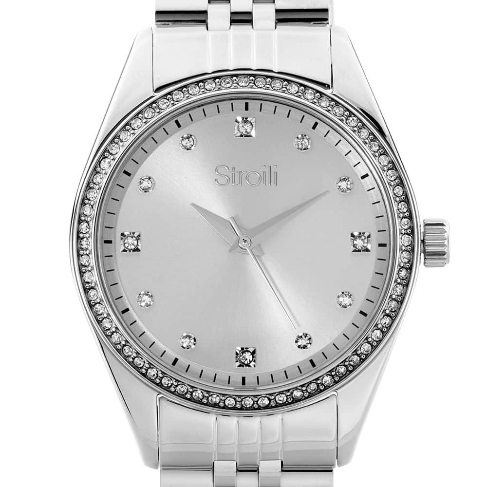 Stroili Orologio Acciaio Solo Tempo Donna Quadrante Silver