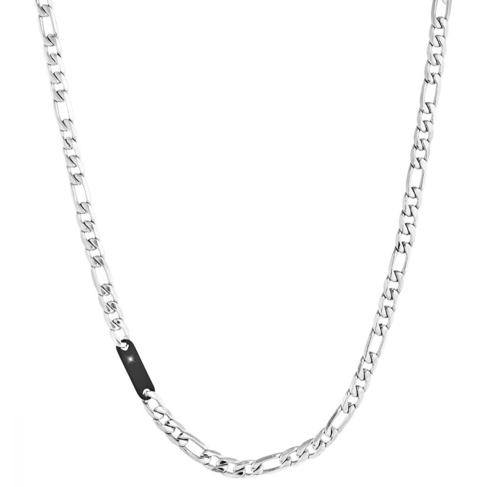 Stroili Collana Uomo Acciaio Bicolore e Zircone Man Code