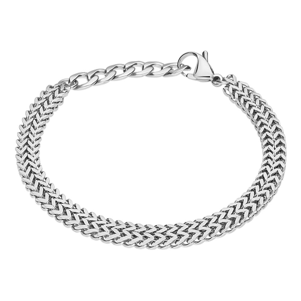 Stroili Bracciale Catena Acciaio Man Code