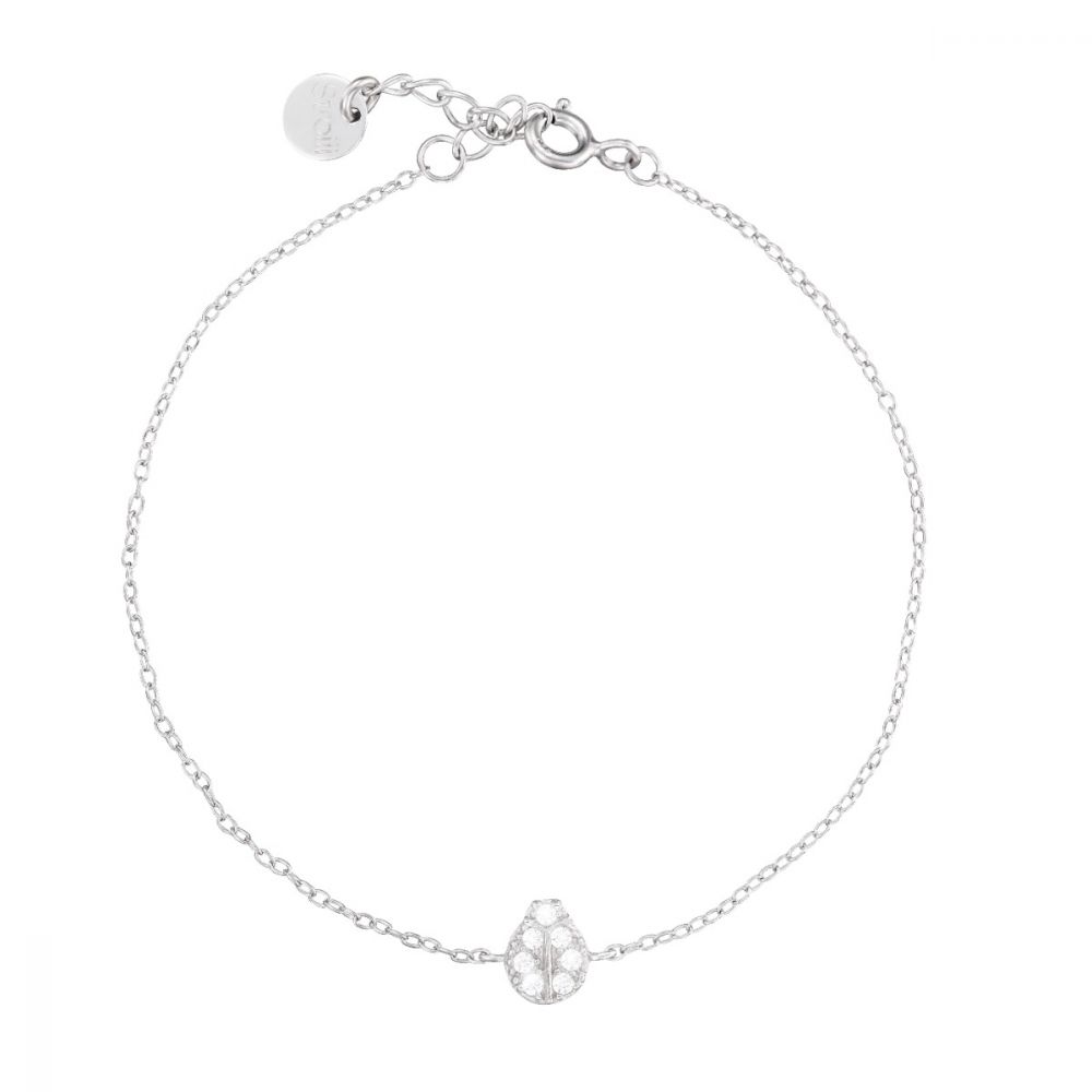 Stroili Bracciale Argento Coccinella con Cristalli
