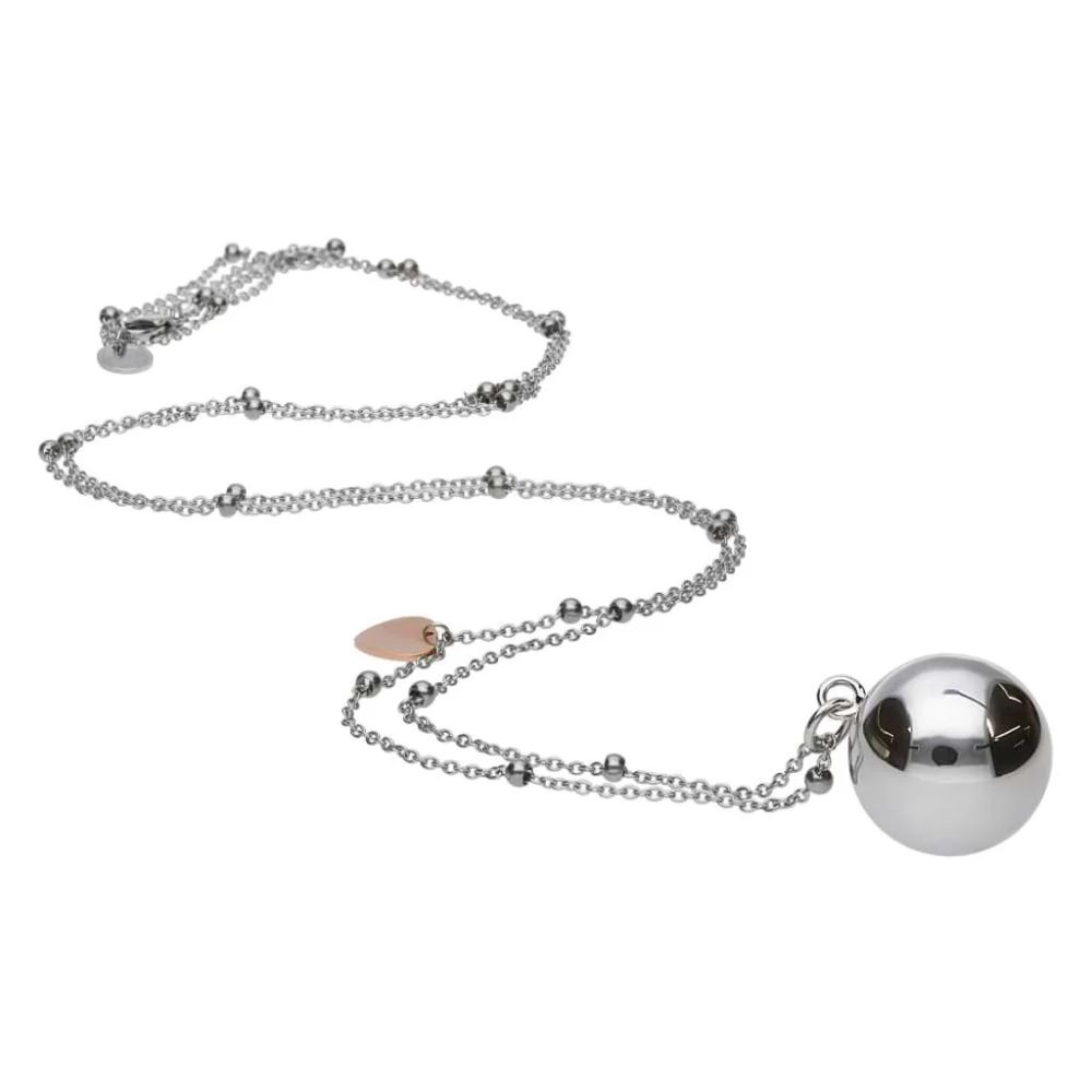 Stroili Collana Chiama Angeli Acciaio Cuore Rosè