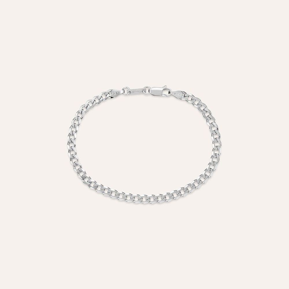 Stroili Bracciale Catena Groumette Argento