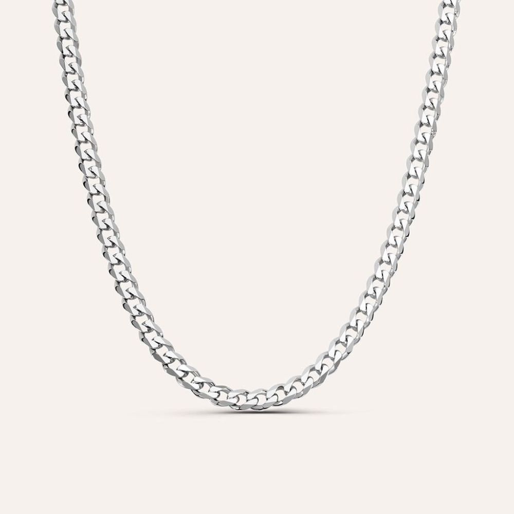 Stroili Collana Catena Groumette Argento