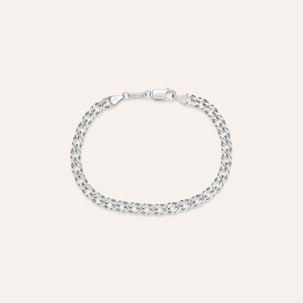 Stroili Bracciale Catena Groumette Argento