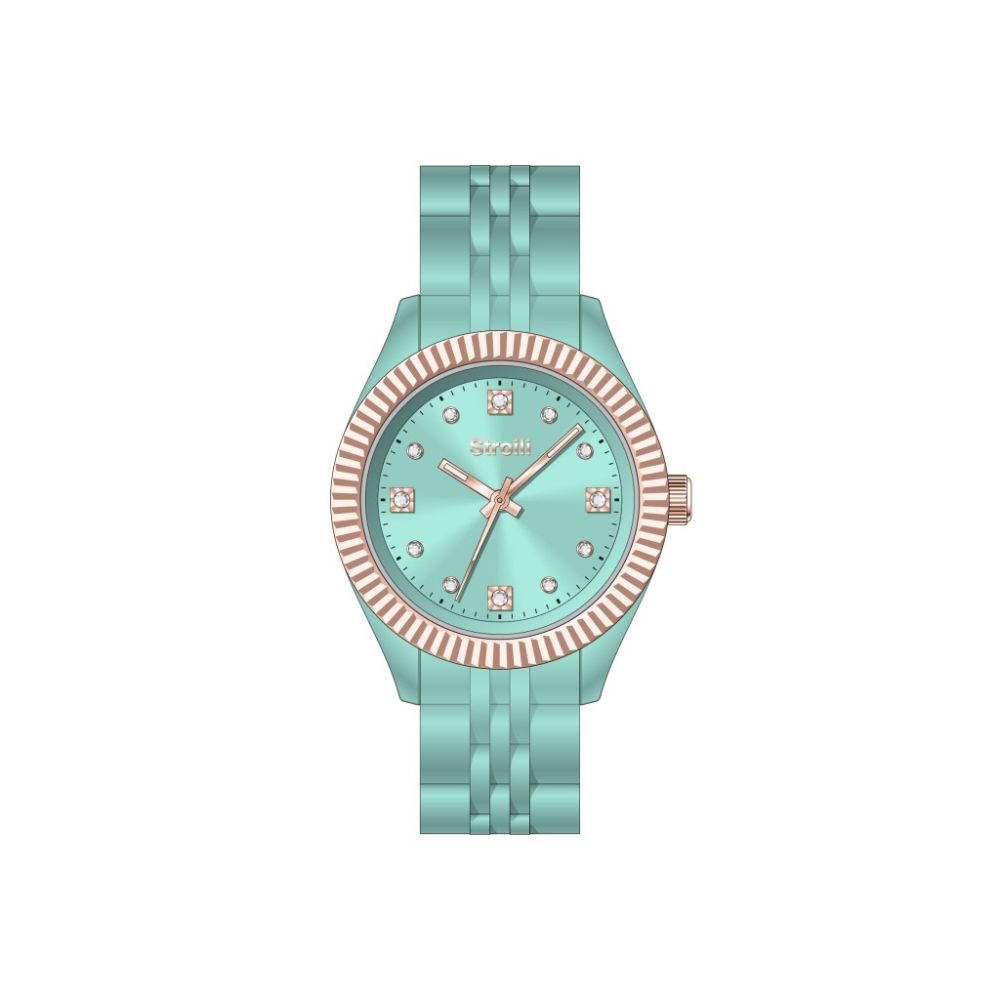 Stroili Orologio Solo Tempo Gomma Verde