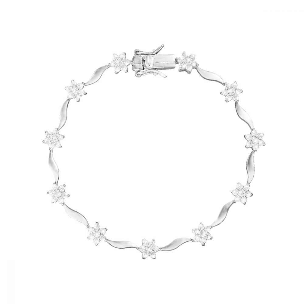 Stroili Bracciale Donna Argento e Zirconi Silver Elegance