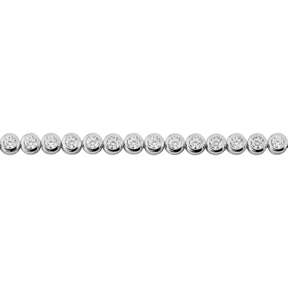 Stroili Tennis Argento Zirconi Bianchi 3 mm