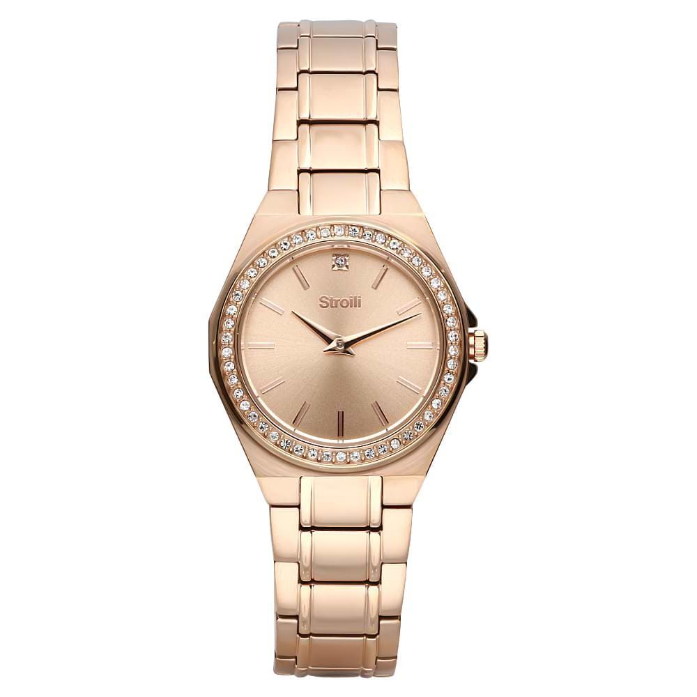 1665840 Stroili Orologio Donna Solo Tempo Acciaio Rosato - Stainless  Gioiellerie