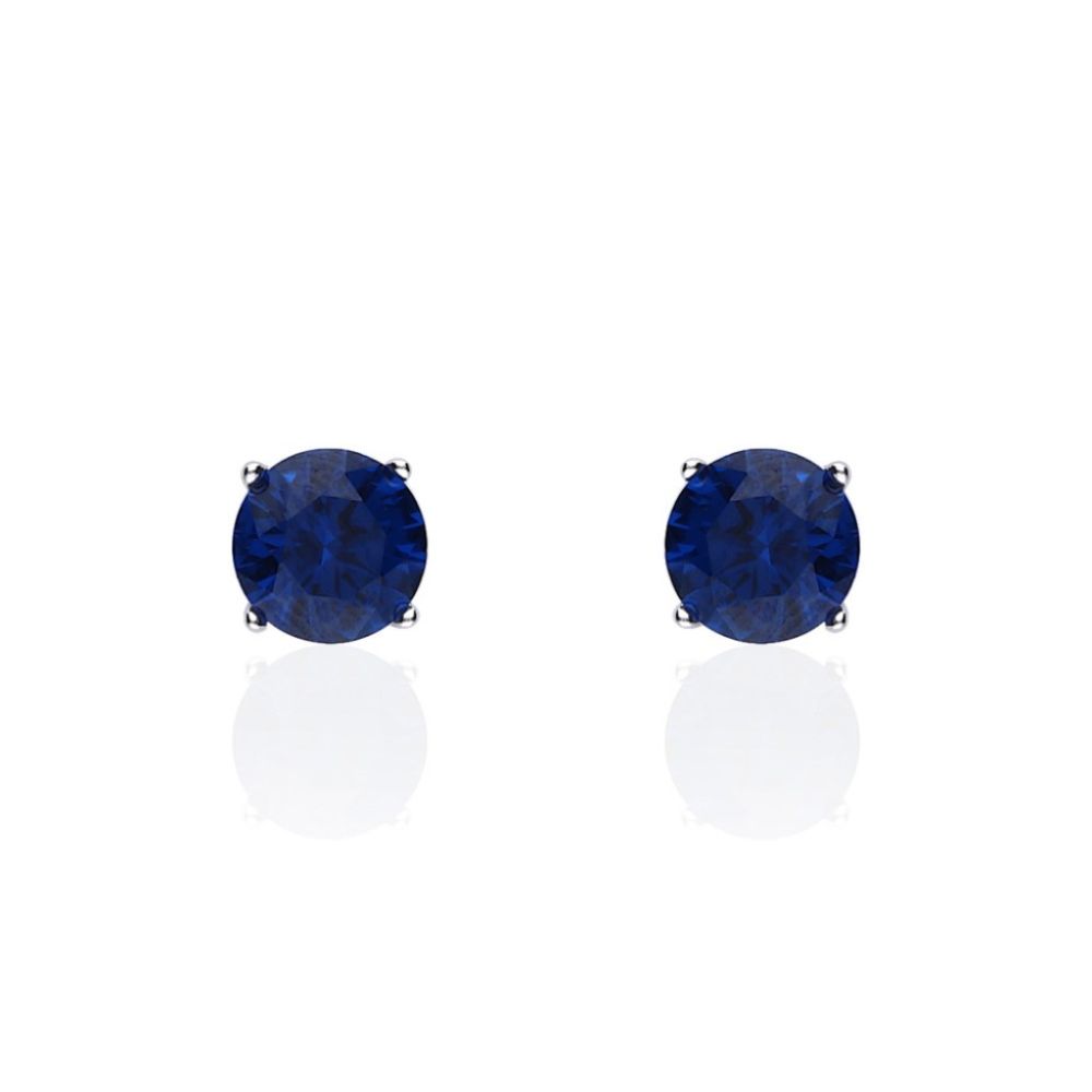 Stroili Orecchini Lobo Argento Cristallo Blu Silver Raimbow