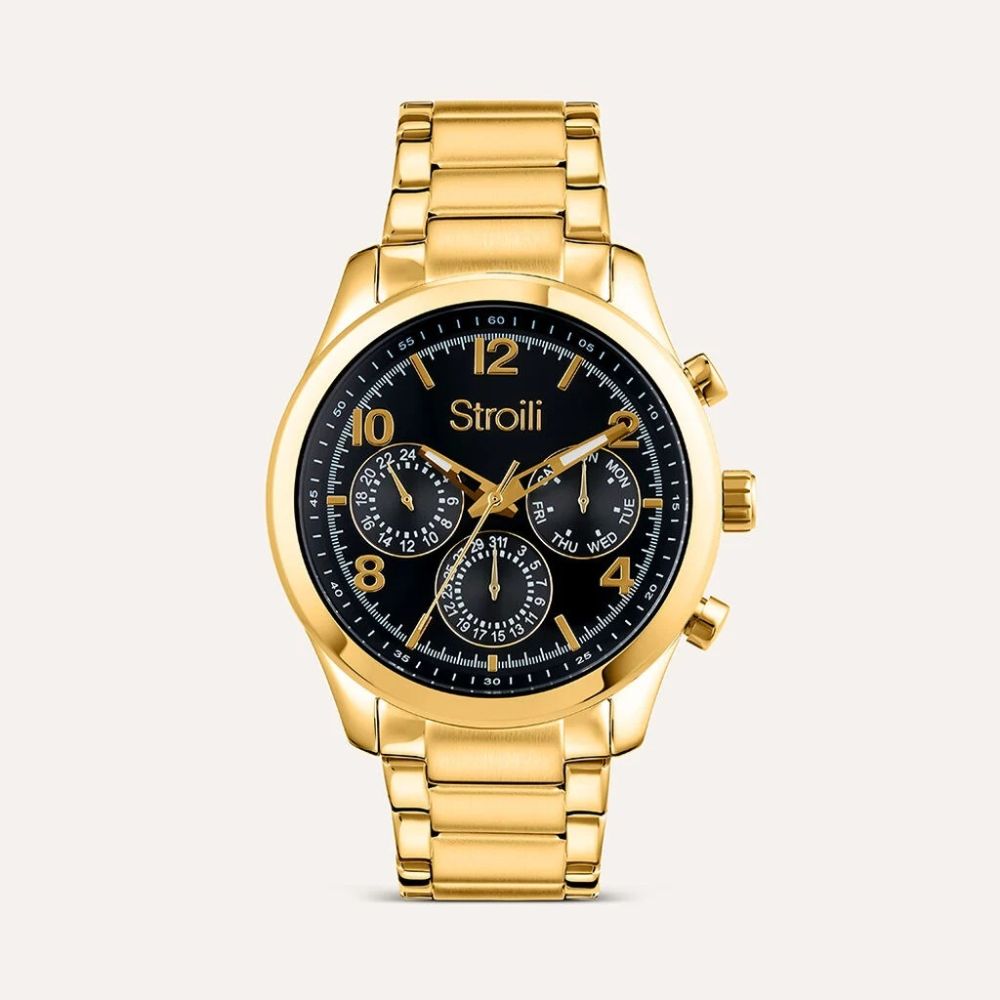 Stroili Orologio Multifunzione Acciaio Gold Montecarlo