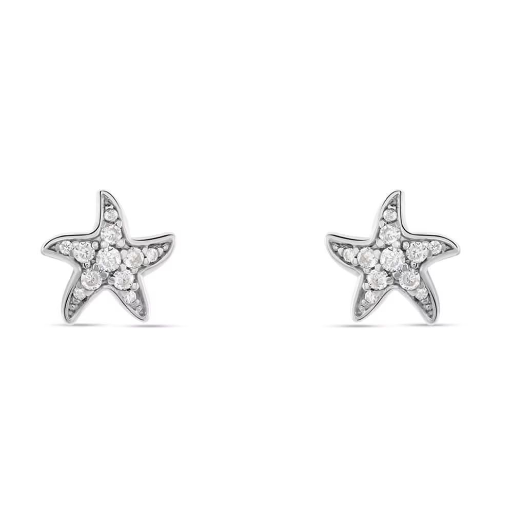 Stroili Orecchini Lobo Argento Stella Marina 
