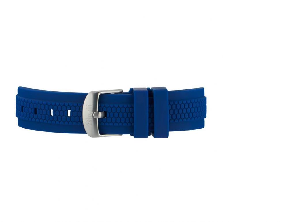 Stroili Orologio Uomo Acciaio Silicone Blu Quadrante Blu Monza