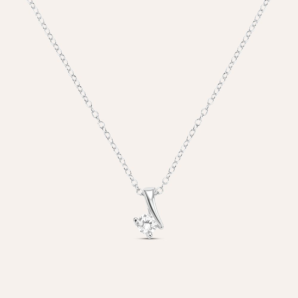 Stroili Collana Argento Zircone Bianco Silver Elegance