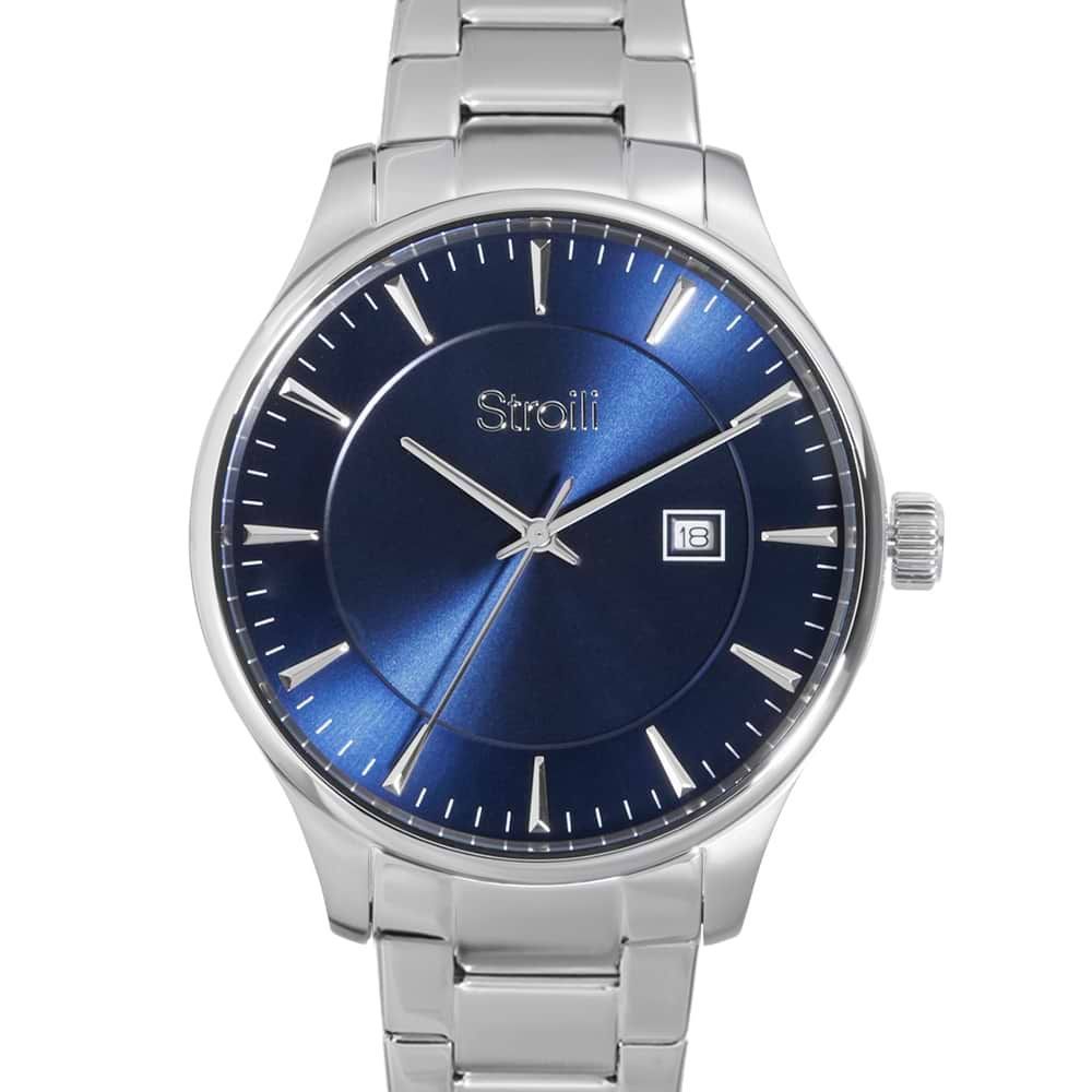 Stroili Orologio Solo Tempo Uomo Acciaio Blu Nizza