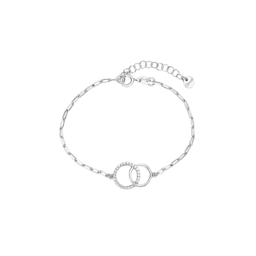 Stroili Bracciale Argento Doppio Cerchio Silver Shine