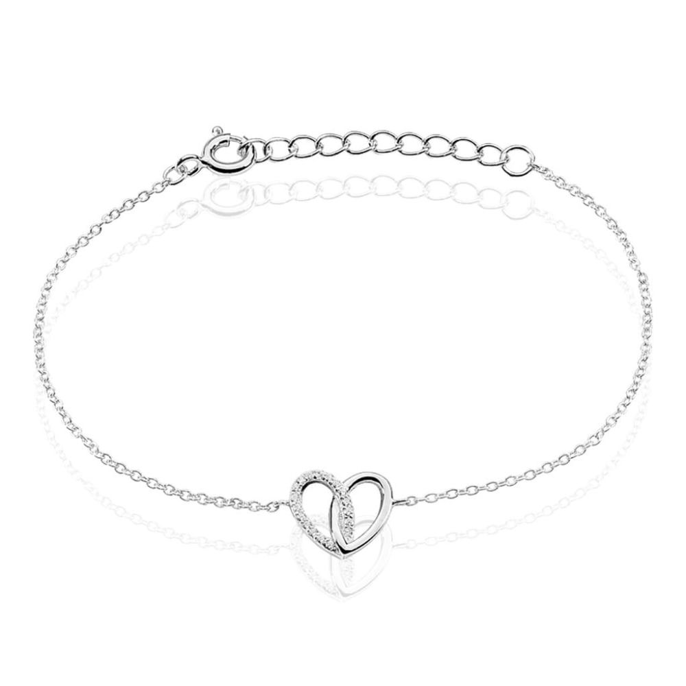 Stroili Bracciale Argento Cuore e Zirconi