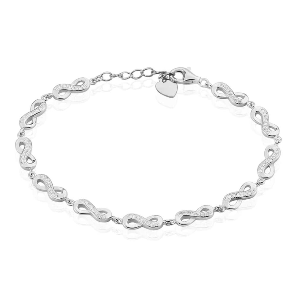 Stroili Bracciale Argento Infiniti con Zirconi
