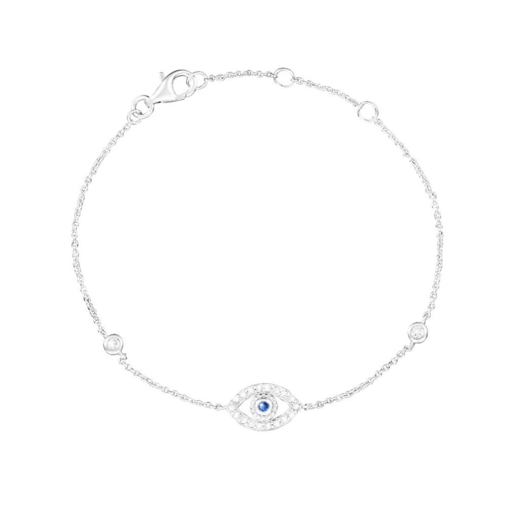 Stroili Bracciale Argento Occhio e Zirconi Silver Moments