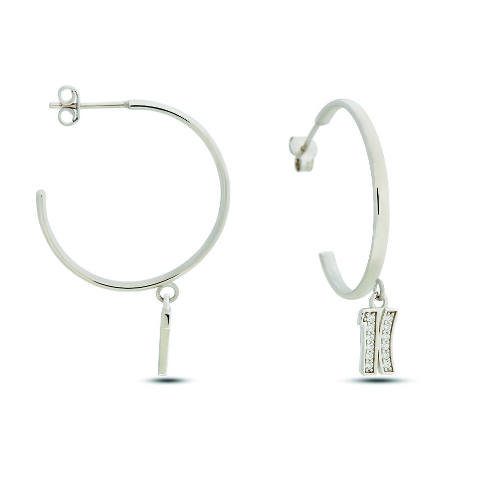 1 Classe Cerchio Argento Rodiato Logo 1 Classe