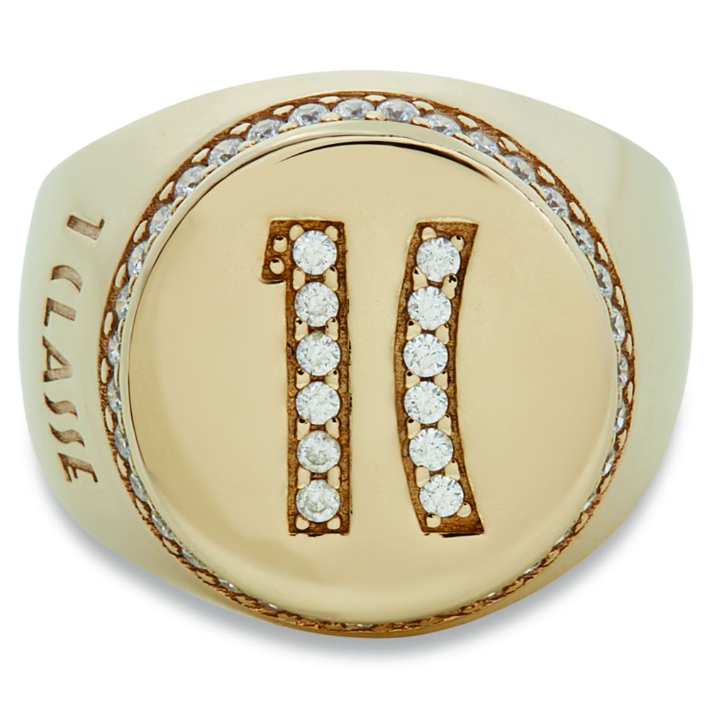 1 Classe Anello Argento Gold Logo 1 Classe
