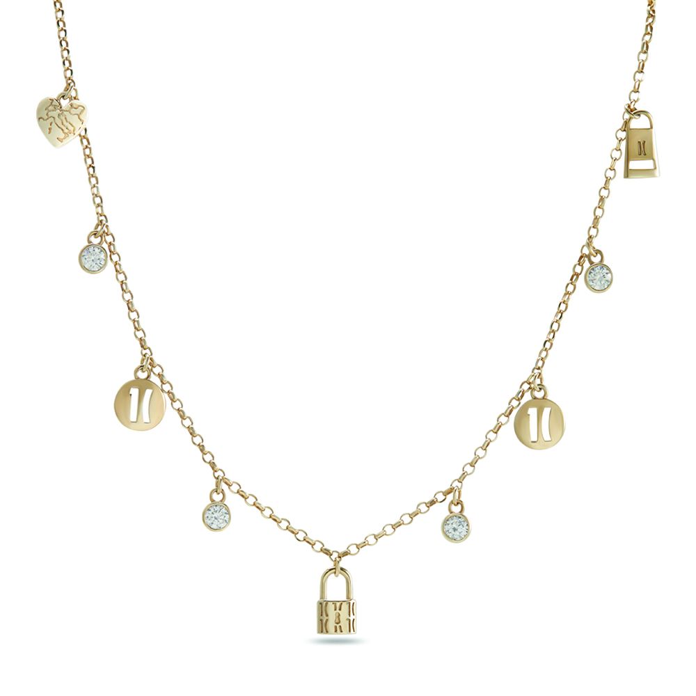 1 Classe Girocollo Argento Gold Multicharm 