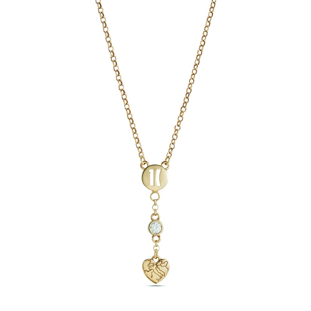 1 Classe Collana Argento Gold Cuore Pendente