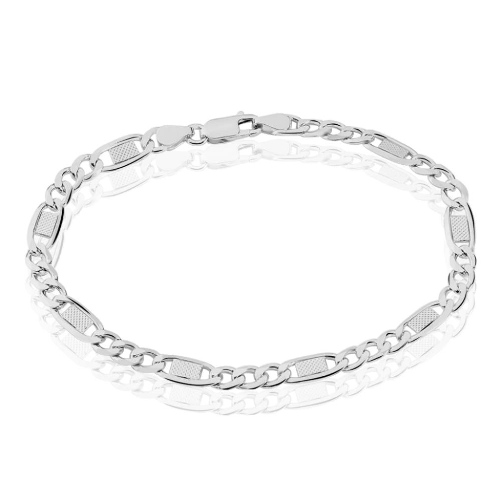 Stroili Bracciale Groumette Argento 3+1 Gentleman