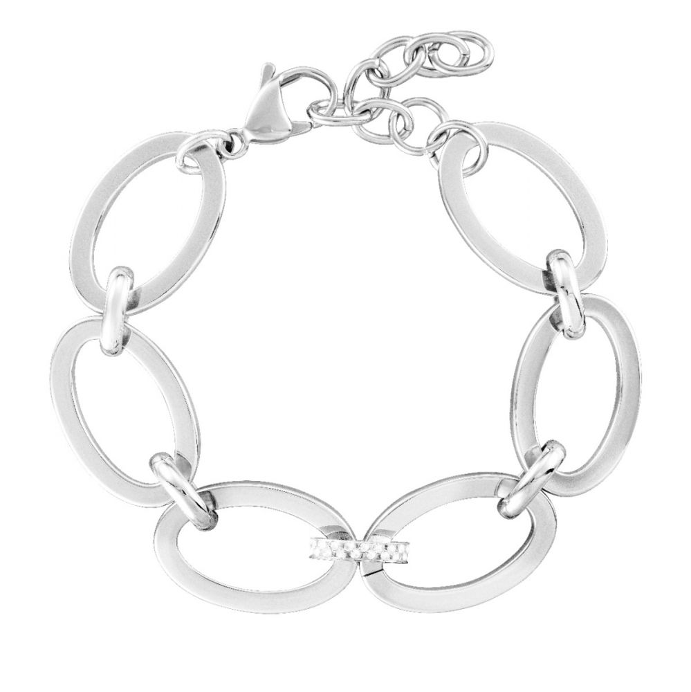 Stroili Bracciale Donna Acciaio e Zirconi Lady Code
