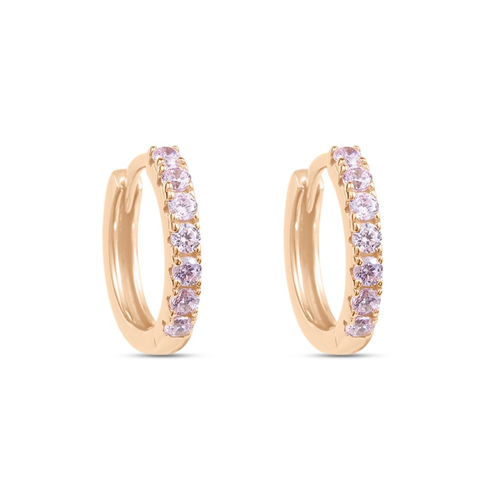 Stroili Cerchio Argento Rosato Zirconi Rosa Silver Raimbow