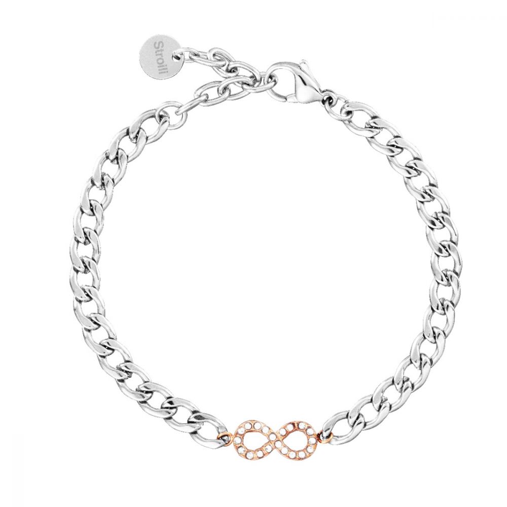 Stroili Bracciale Donna Acciaio Infinito Lady Chic