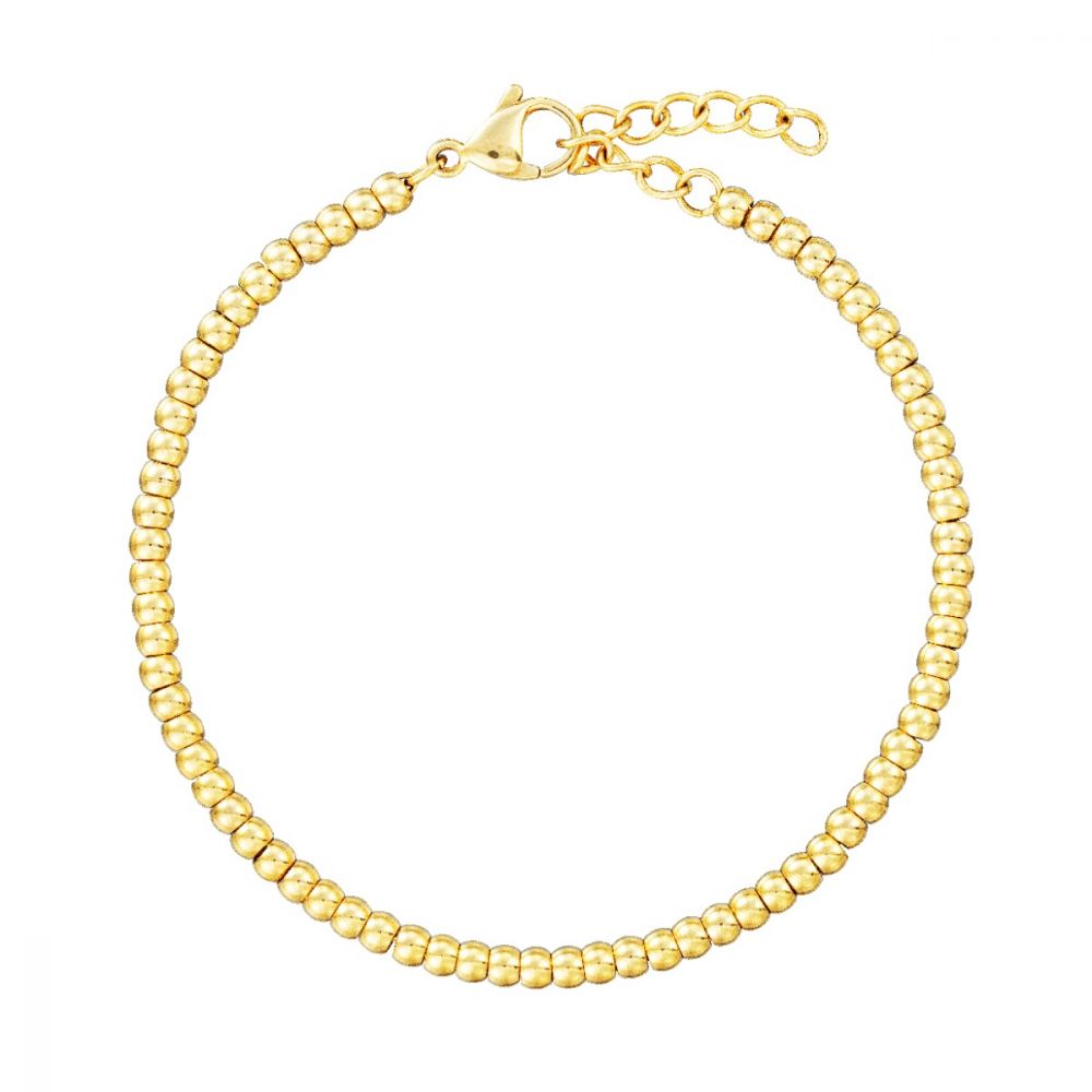 Stroili Bracciale Donna Acciaio Gold Boules 3 mm Lady Code