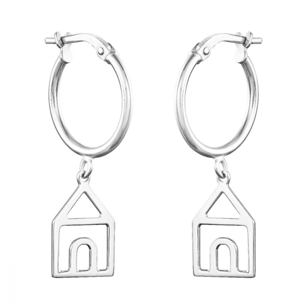 Stroili Orecchini Argento Casa Silver Collection