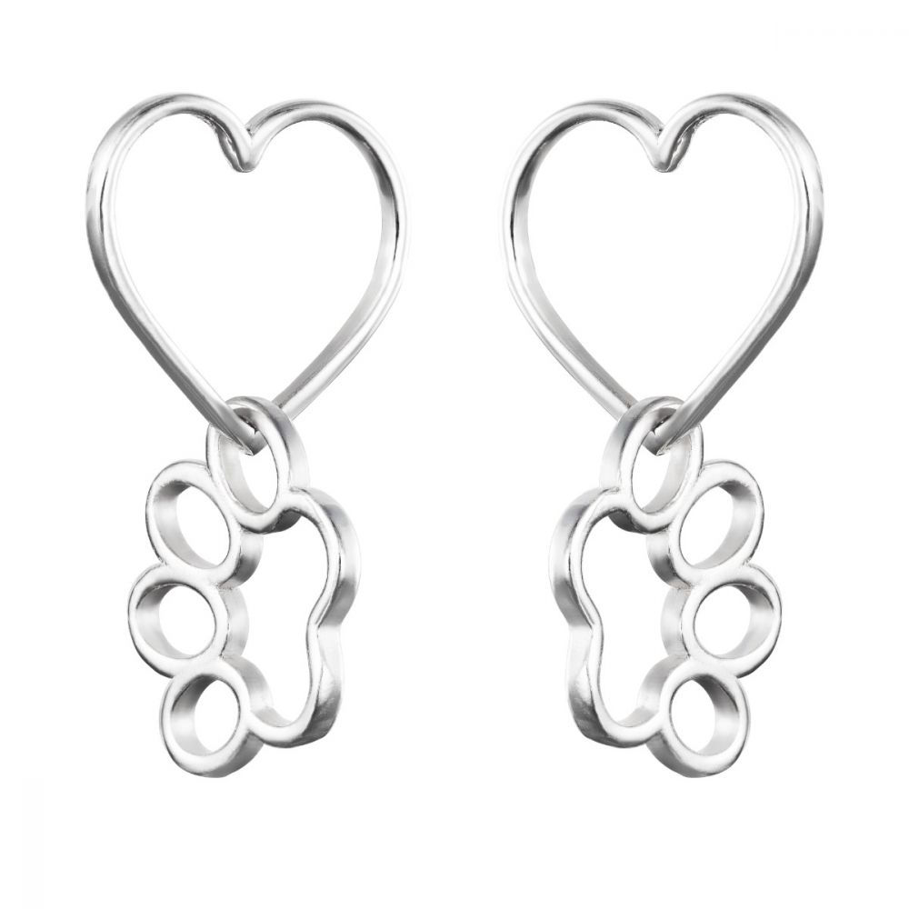 Stroili Orecchini Argento Zampa Silver Collection