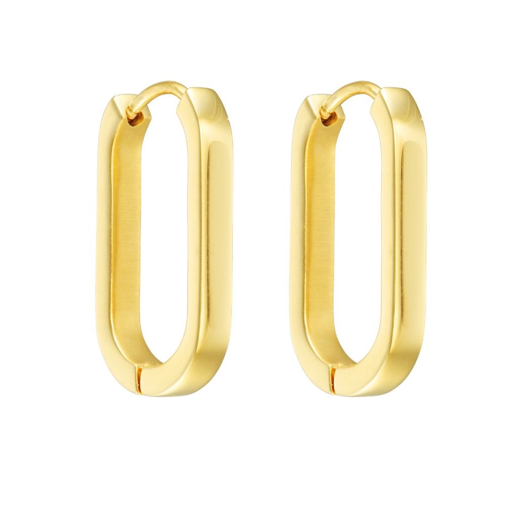 Stroili Orecchini Acciaio Gold Lady Code