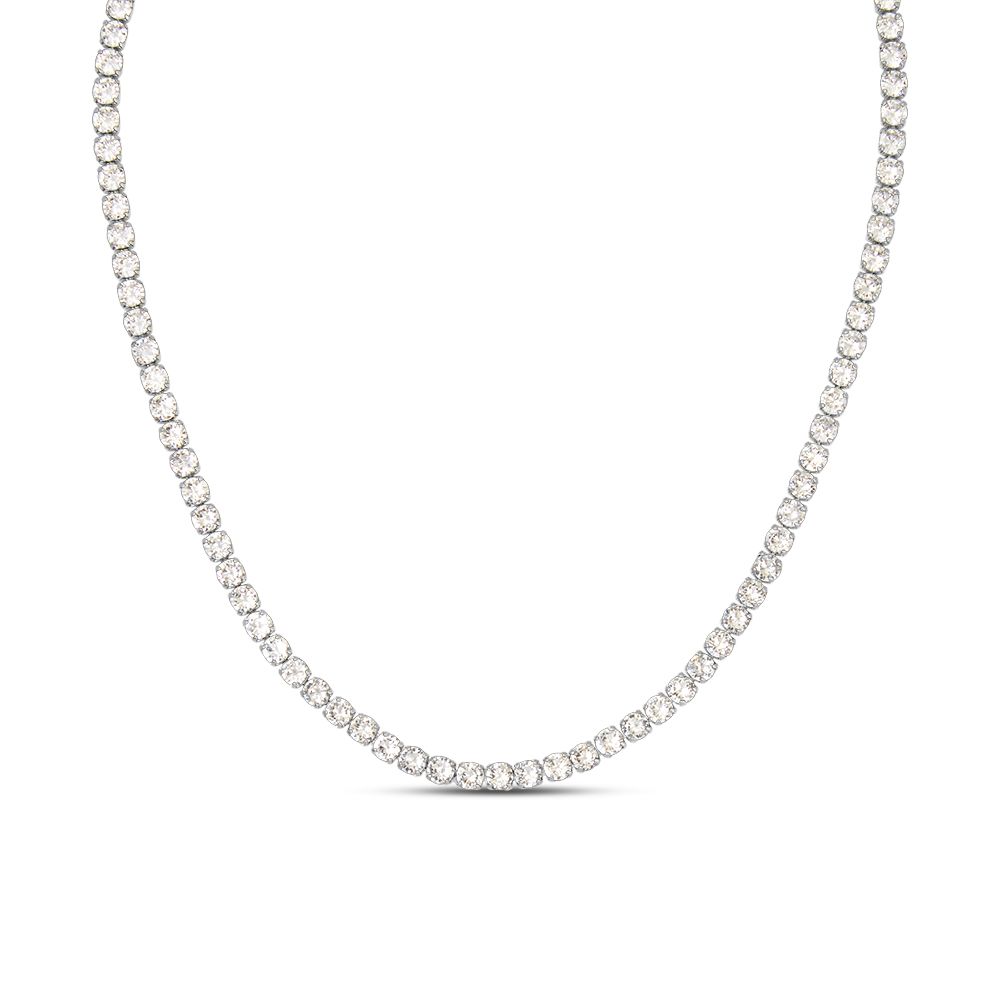 Stroili Collana Tennis Metallo Zirconi Bianchi Romantic Shine