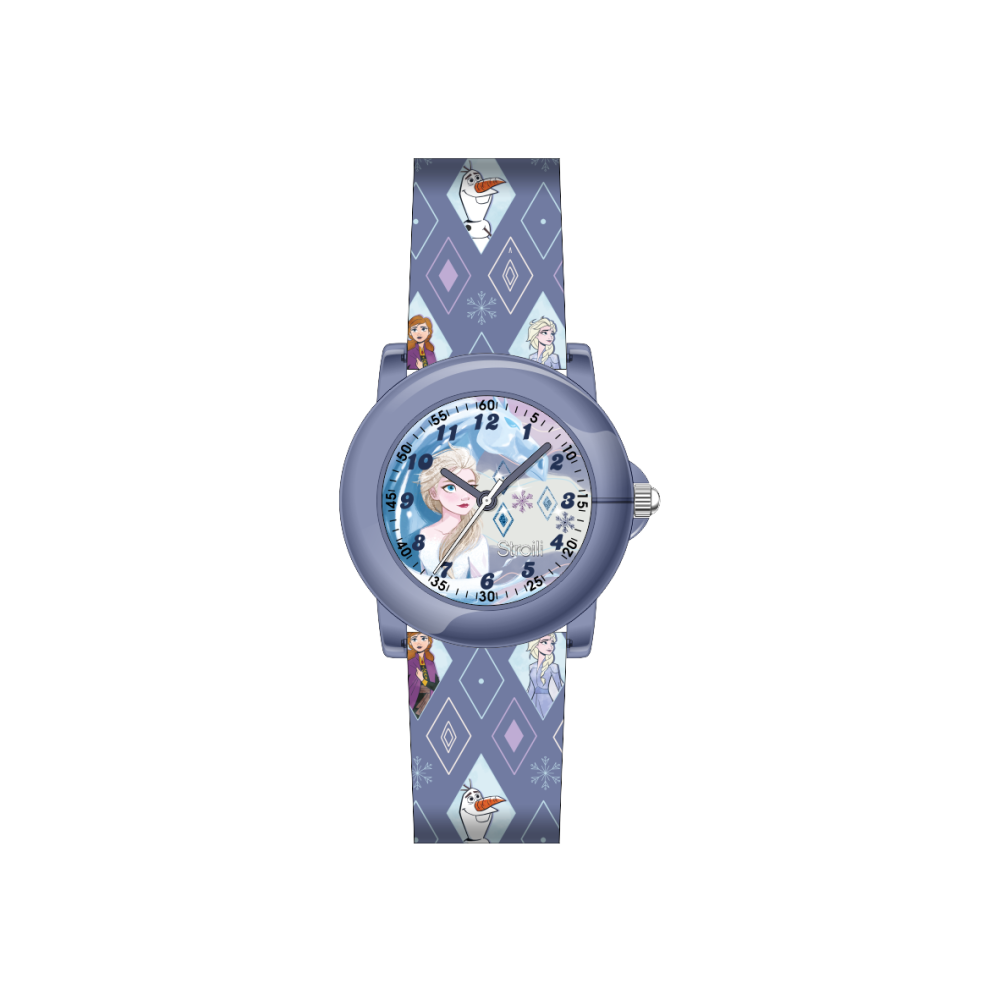 Disney Orologio Silicone Blu e Frozen