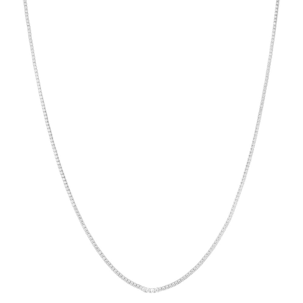Stroili Collana Tennis Zirconi Bianchi Silver Elegance