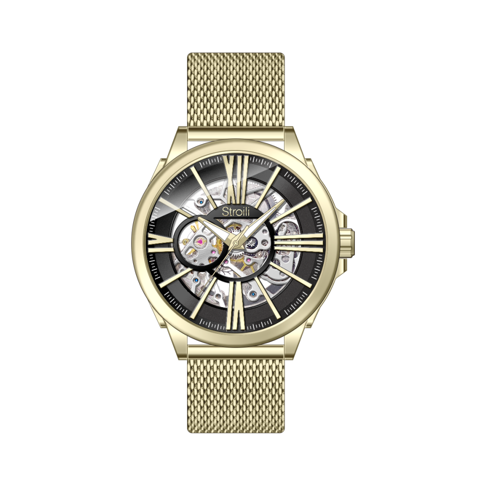 Stroili Orologio Automatico Acciaio Gold Montreux