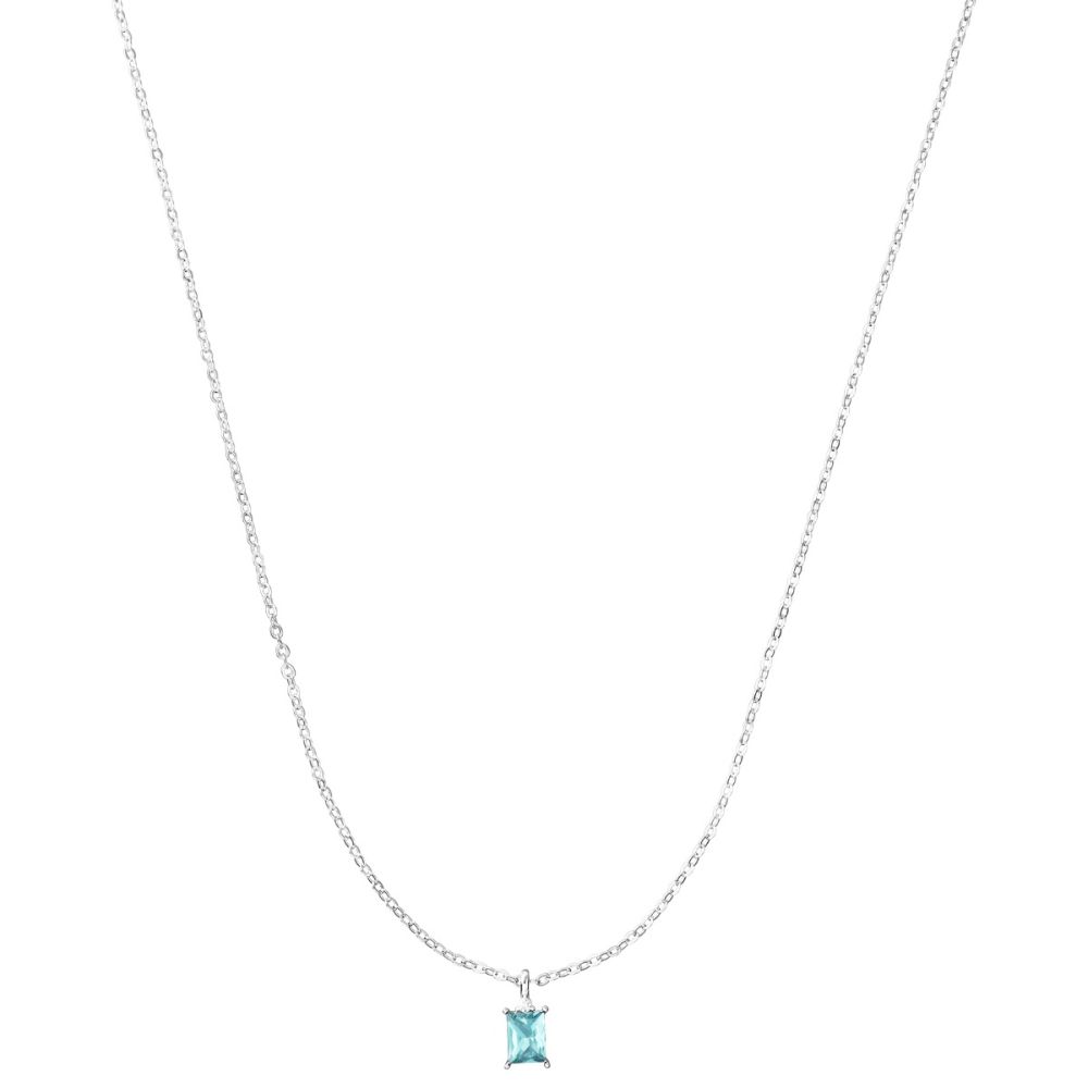 Stroili Collana Metallo Cristallo Blu Violet Collection