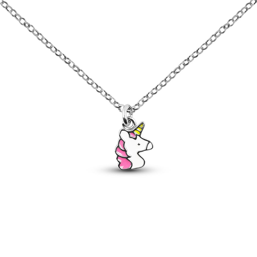 Stroili Collana Argento Unicorno Silver Baby