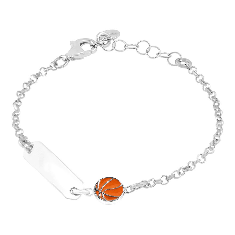 Stroili Bracciale Argento Piastra e Basket Silver Baby