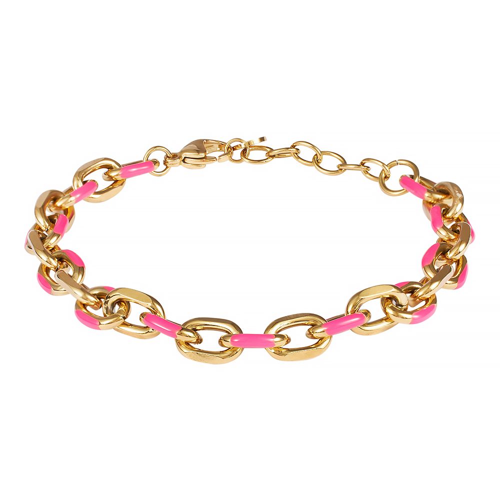 Stroili Bracciale Acciaio Gold e Smalto Lady Sweet