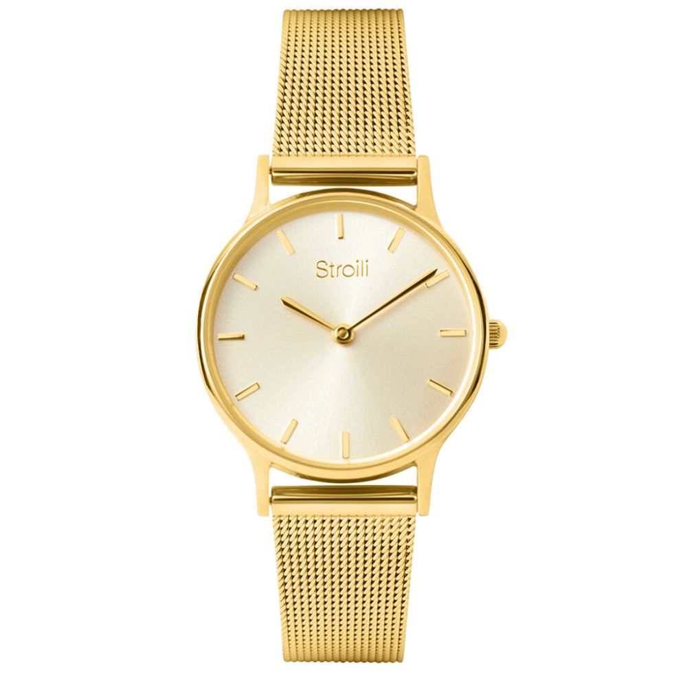 Stroili Orologio Acciaio Gold Solo Tempo Champagne Little Ibiza